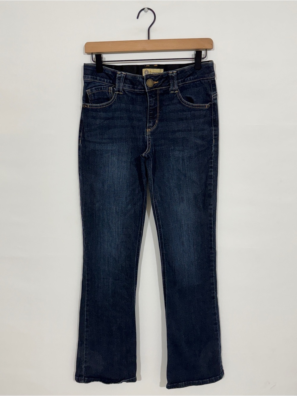WJ67 {Democracy} "Itty Bitty Bootcut" Mid Rise Boot Cut Denim Jeans